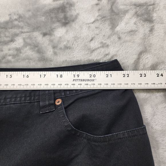 Venezia Jeans Womens 28 Black High Rise Crop Capri Tapered Stretch Denim Casual - Picture 6 of 11